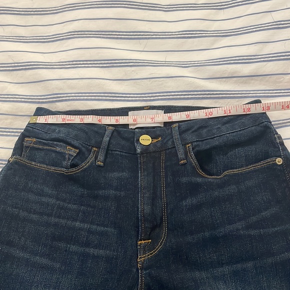 COPY - Frame Le Crop Mini Boot Cut Jeans in Filbert - Picture 9 of 10